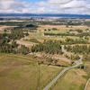 Aerial view of the Glacier Ranch subdivision - both residential and commercial areas.
