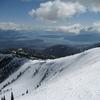 View of Payette Lake from Brundage Mountain.