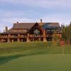 View of the Club at Spanish Peaks in Big Sky, Montana.